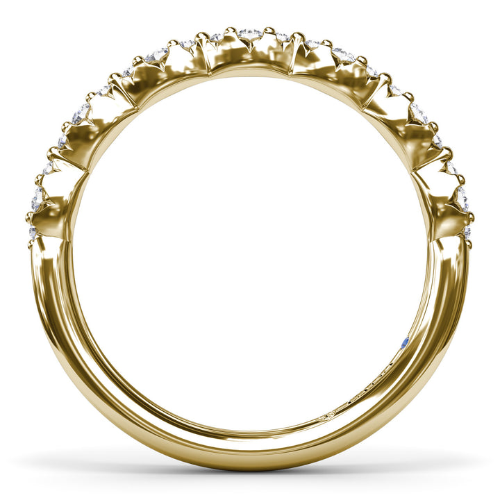 Cluster Marquise Diamond Wedding Band