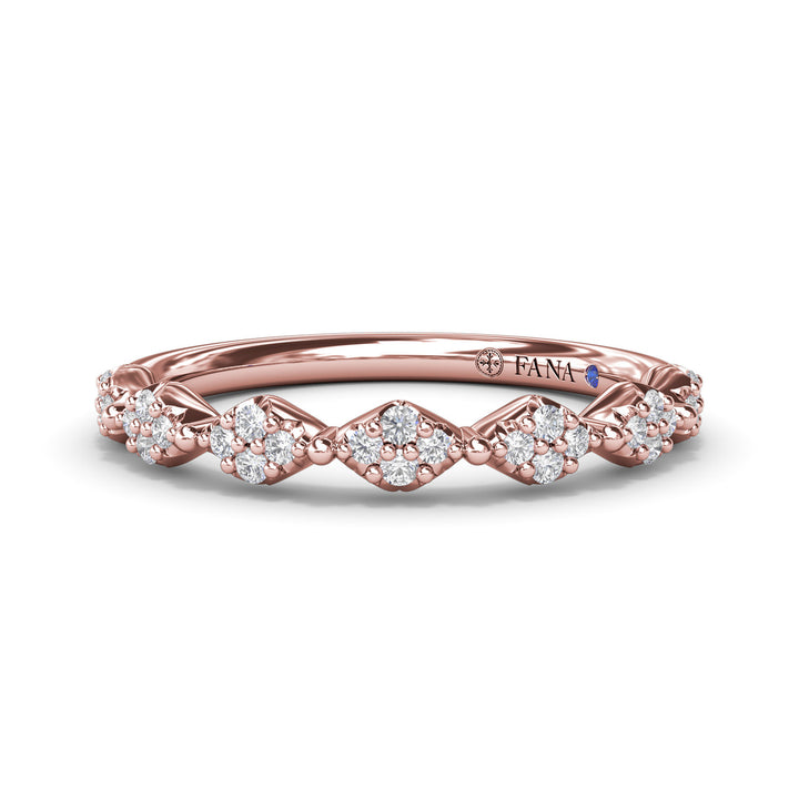 Modern Vintage Diamond Band