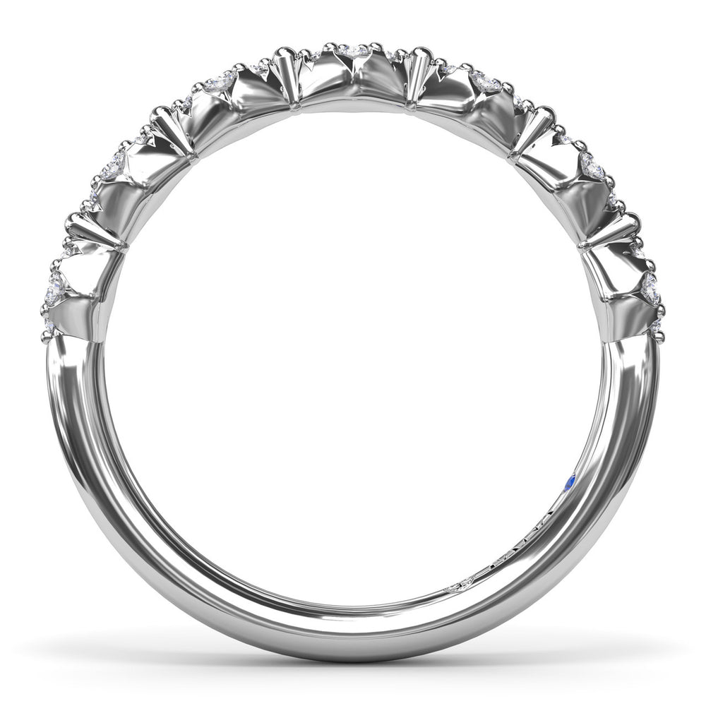 Modern Vintage Diamond Band
