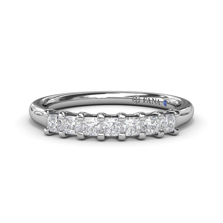 Princess Cut Diamond Wedding Band