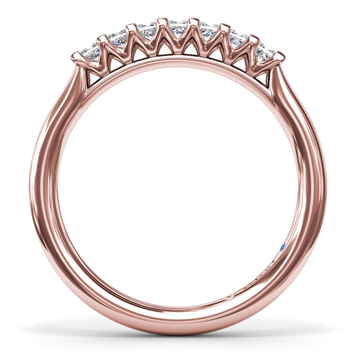 Princess Cut Diamond Wedding Band