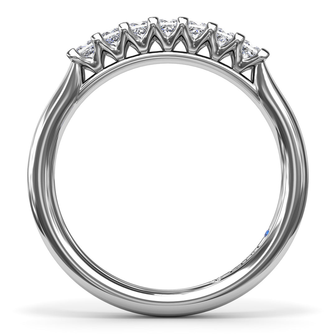 Princess Cut Diamond Wedding Band