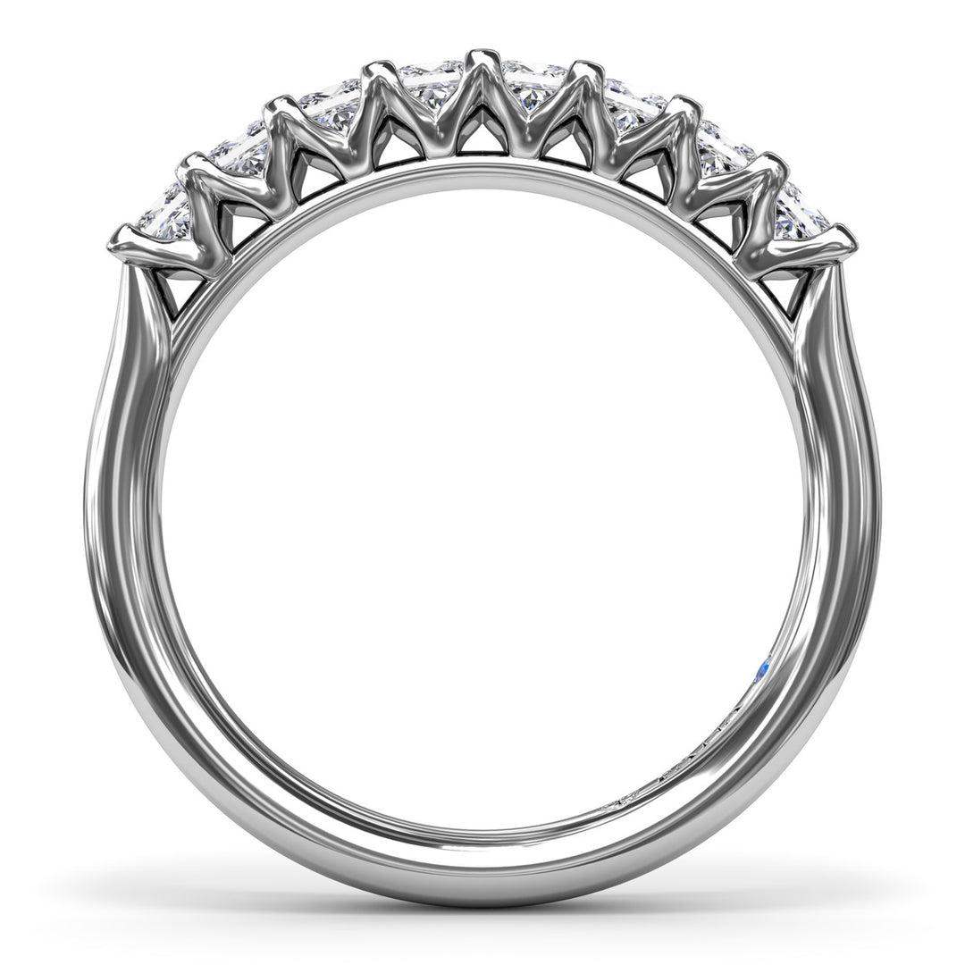 Princess Cut Diamond Wedding Band
