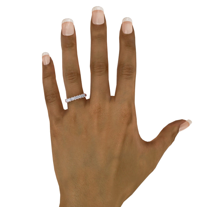 Princess Cut Diamond Wedding Band
