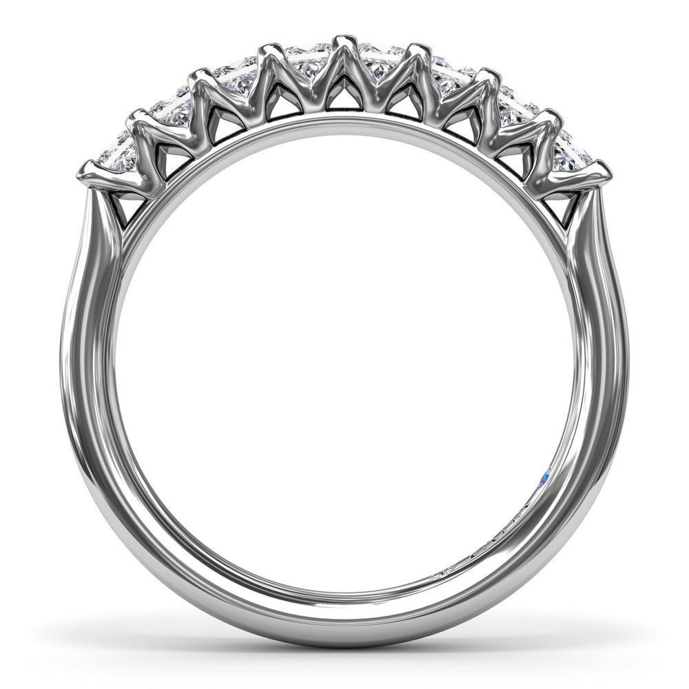 Princess Cut Diamond Wedding Band