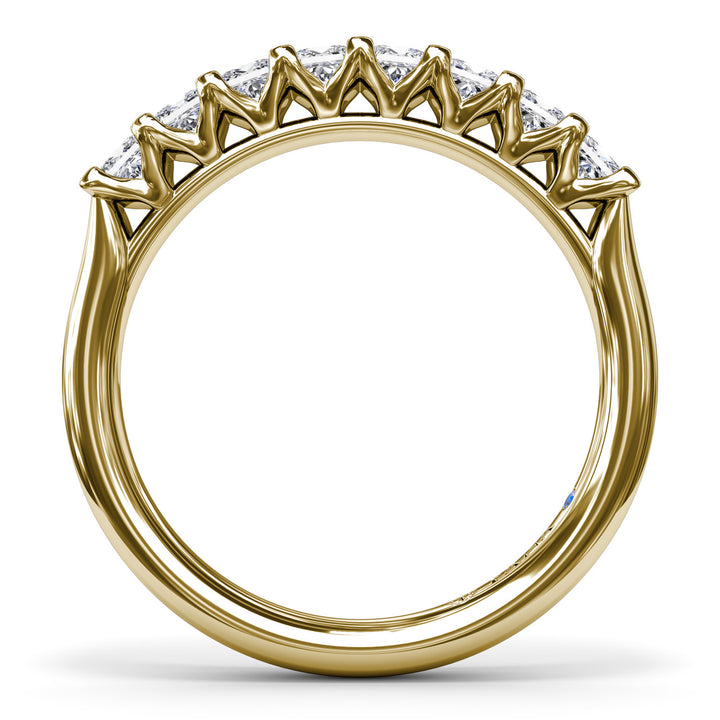 Princess Cut Diamond Wedding Band