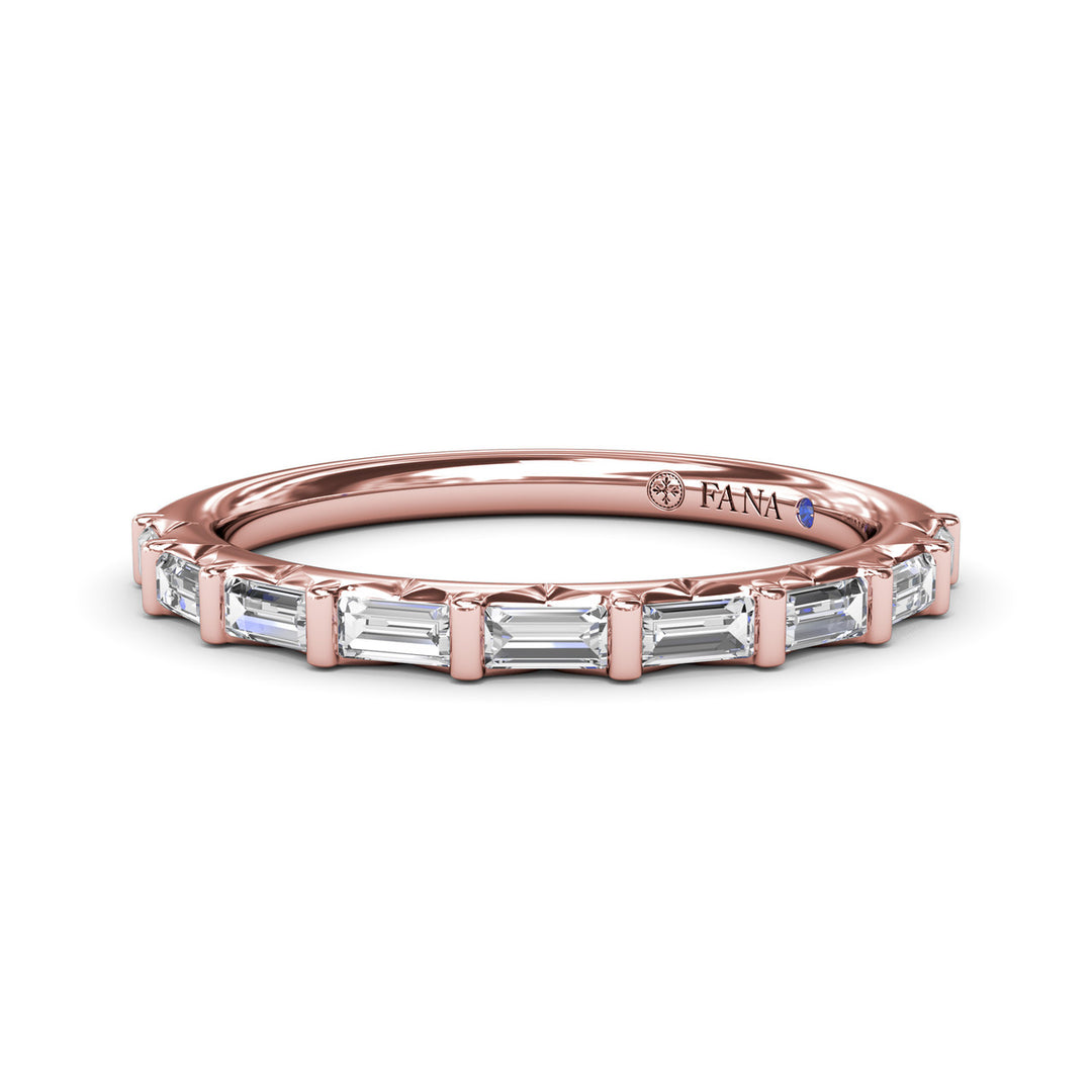 Beautiful Baguette Diamond Wedding Band