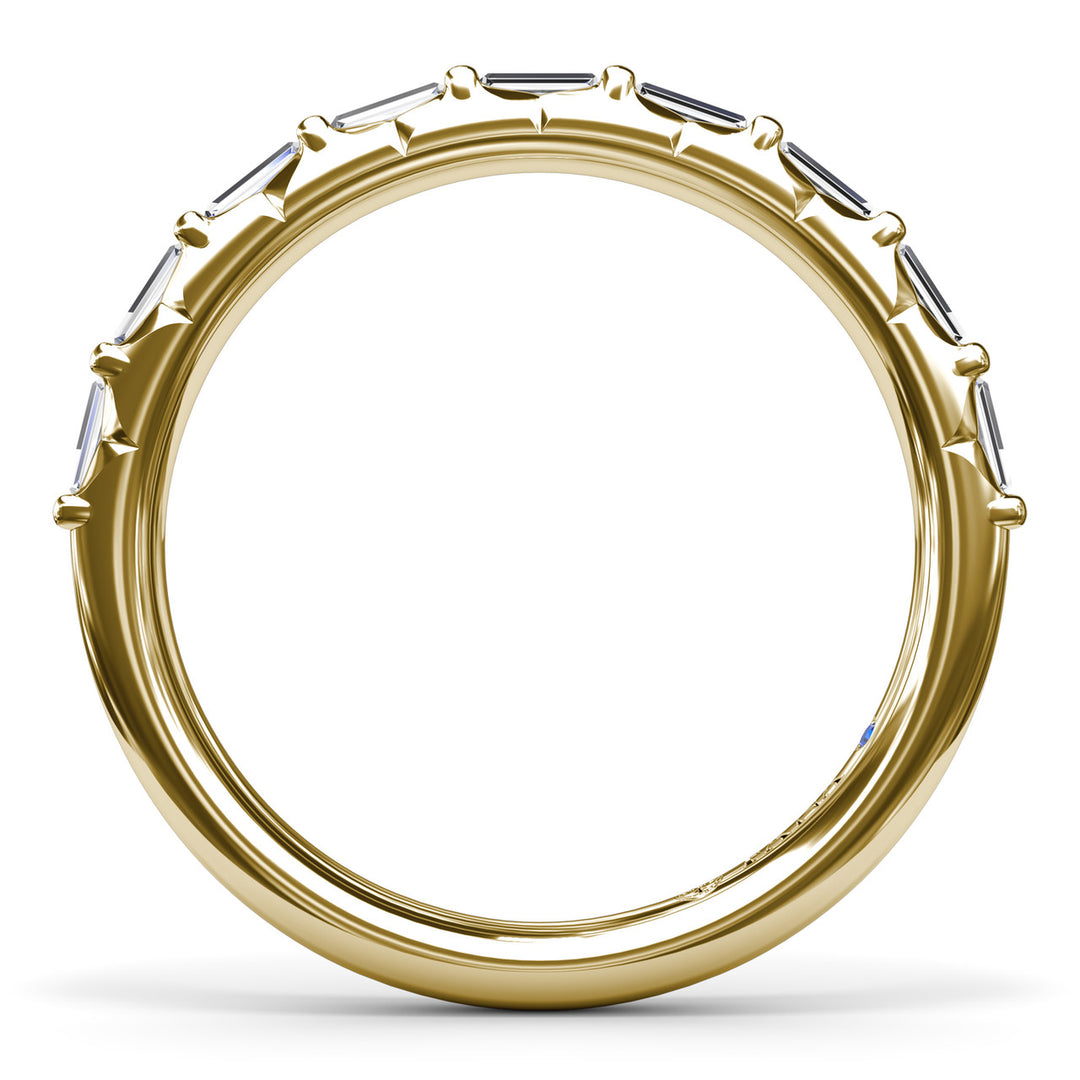 Beautiful Baguette Diamond Wedding Band