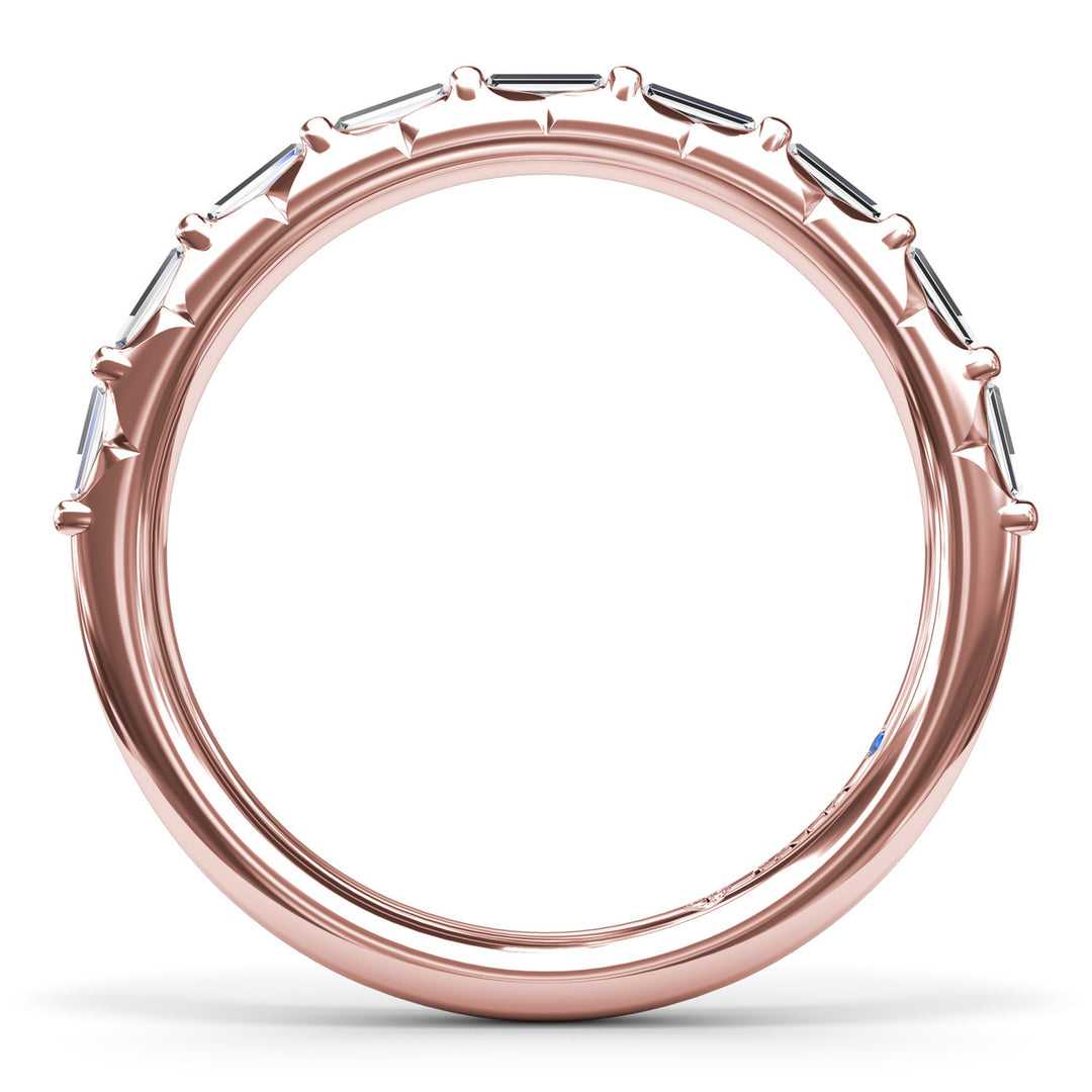 Beautiful Baguette Diamond Wedding Band