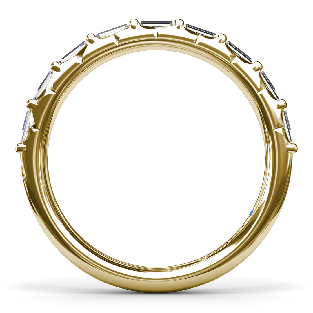 Beautiful Baguette Diamond Wedding Band