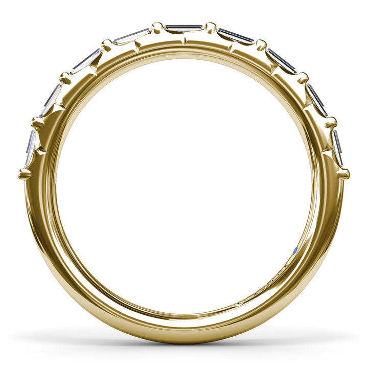 Beautiful Baguette Diamond Wedding Band