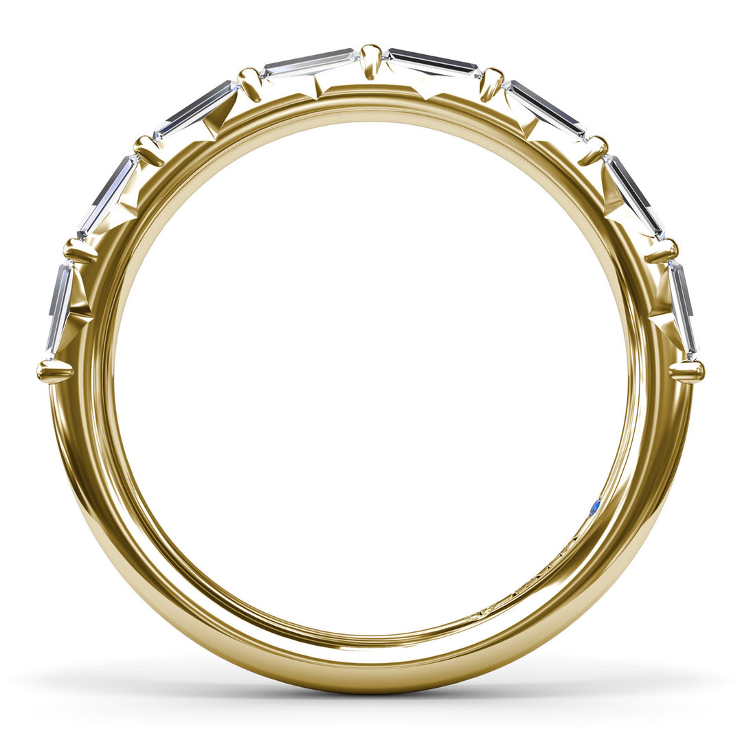 Baguette Diamond Wedding Band