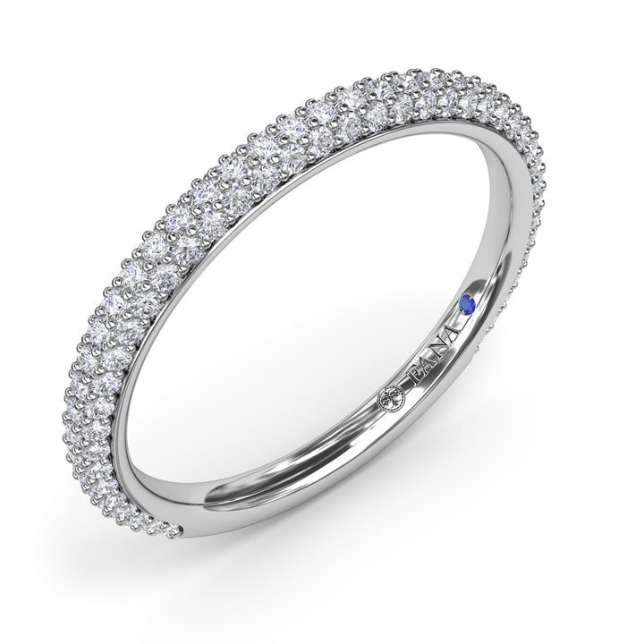 Pav? Diamond Wedding Band