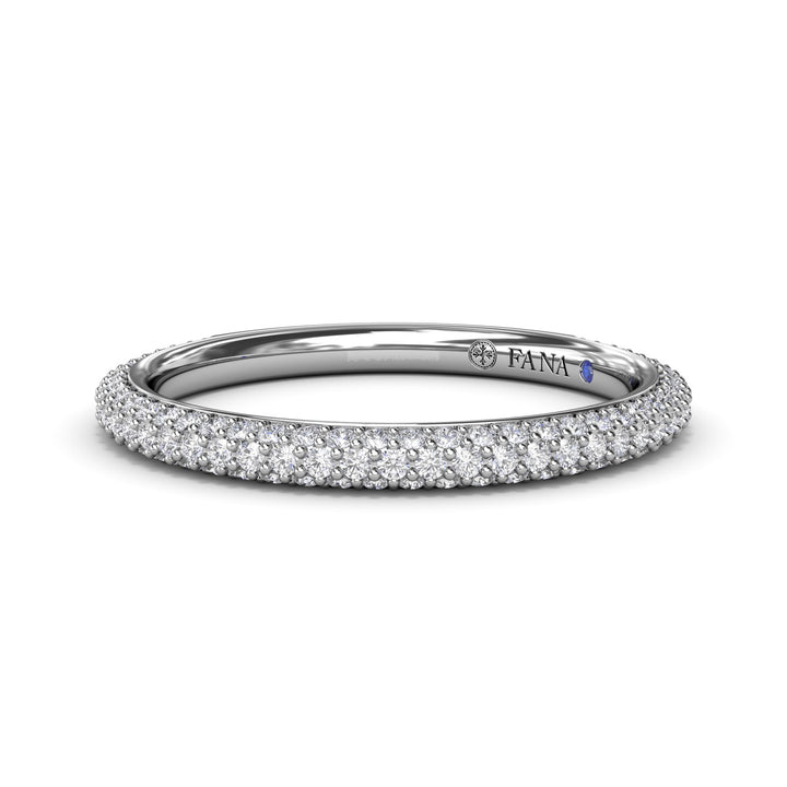 Pav? Diamond Wedding Band