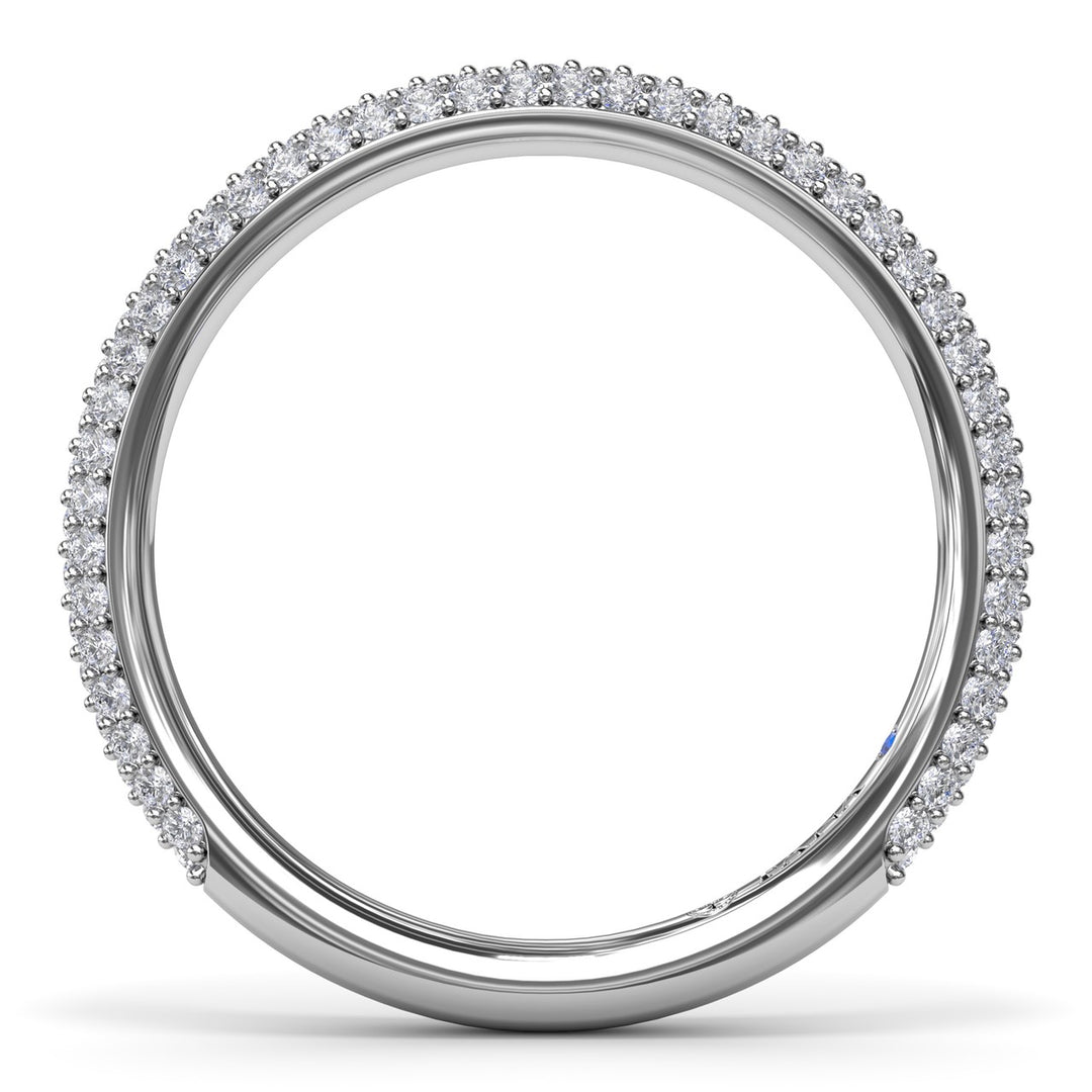 Pav? Diamond Wedding Band
