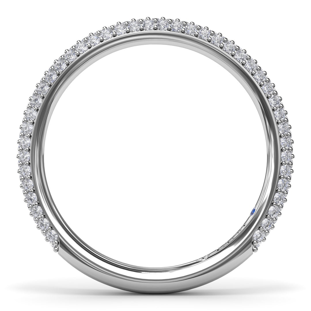 Pav? Diamond Wedding Band