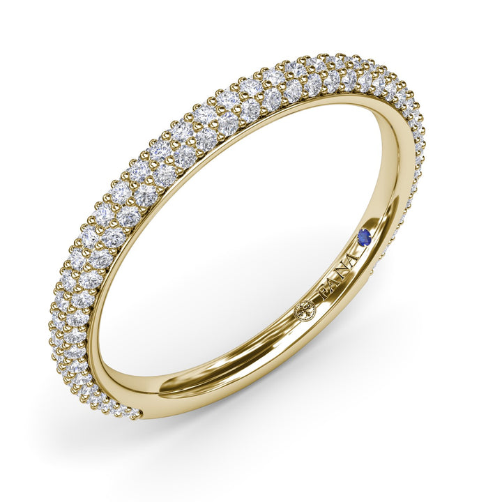Pav? Diamond Wedding Band