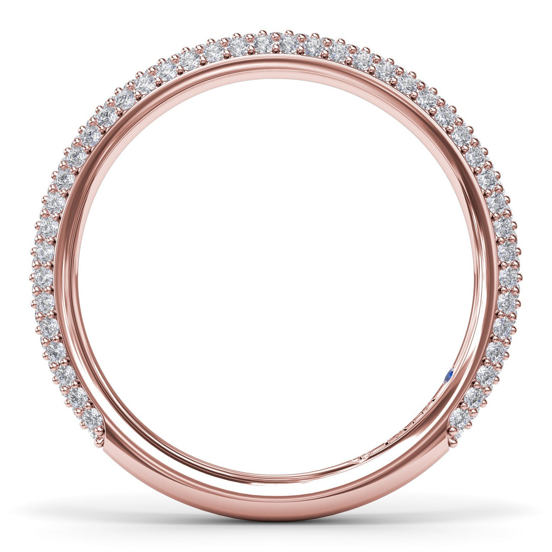 Pav? Diamond Wedding Band