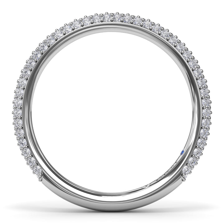 Pav? Diamond Wedding Band