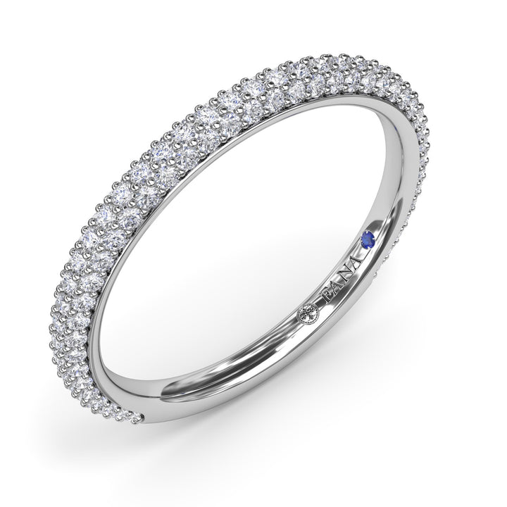 Pav? Diamond Wedding Band