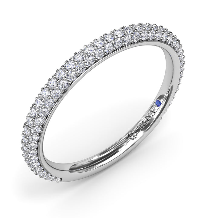 Pav? Diamond Wedding Band