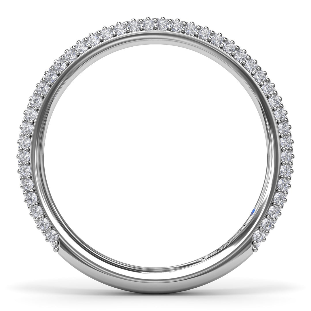 Pav? Diamond Wedding Band