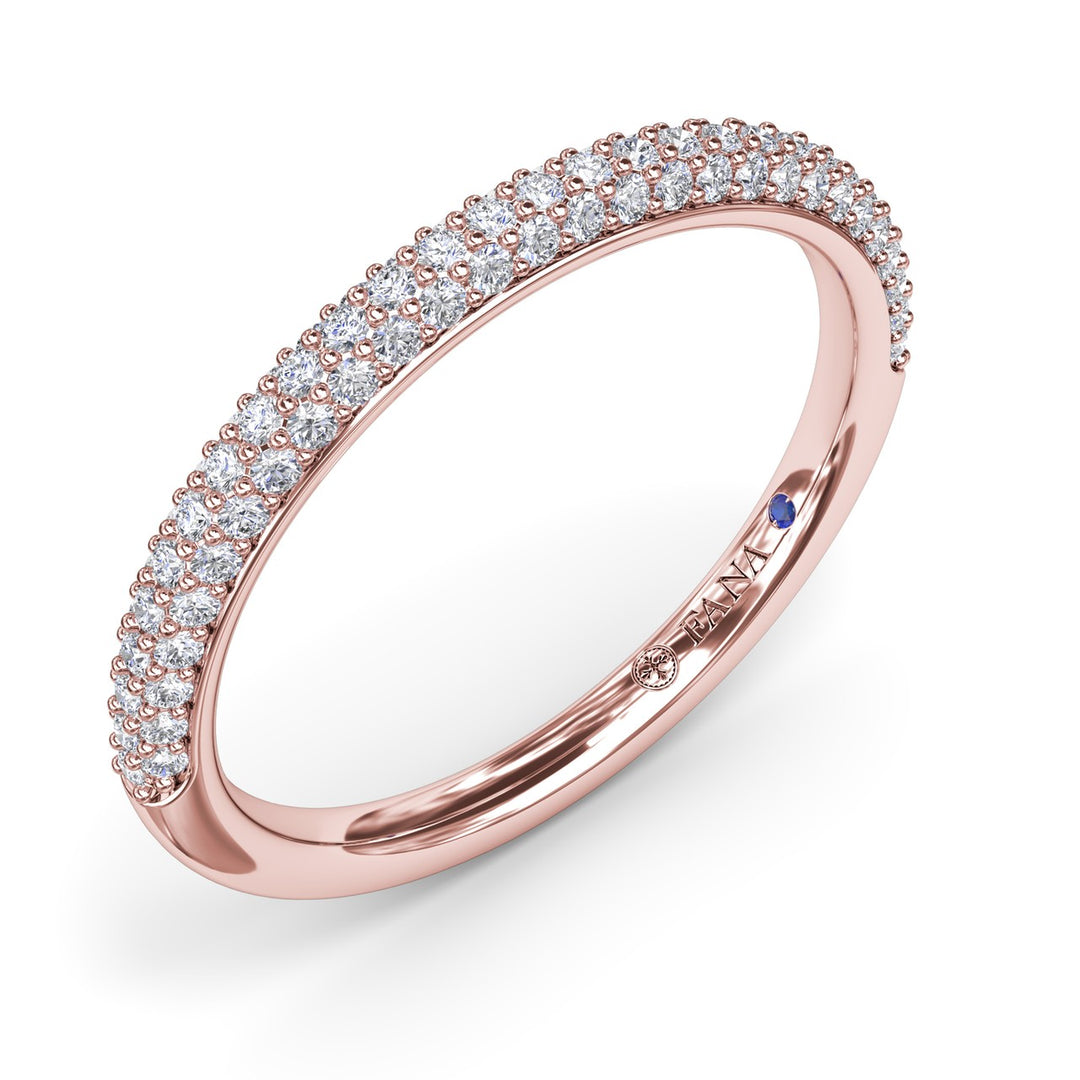 Pav? Diamond Wedding Band