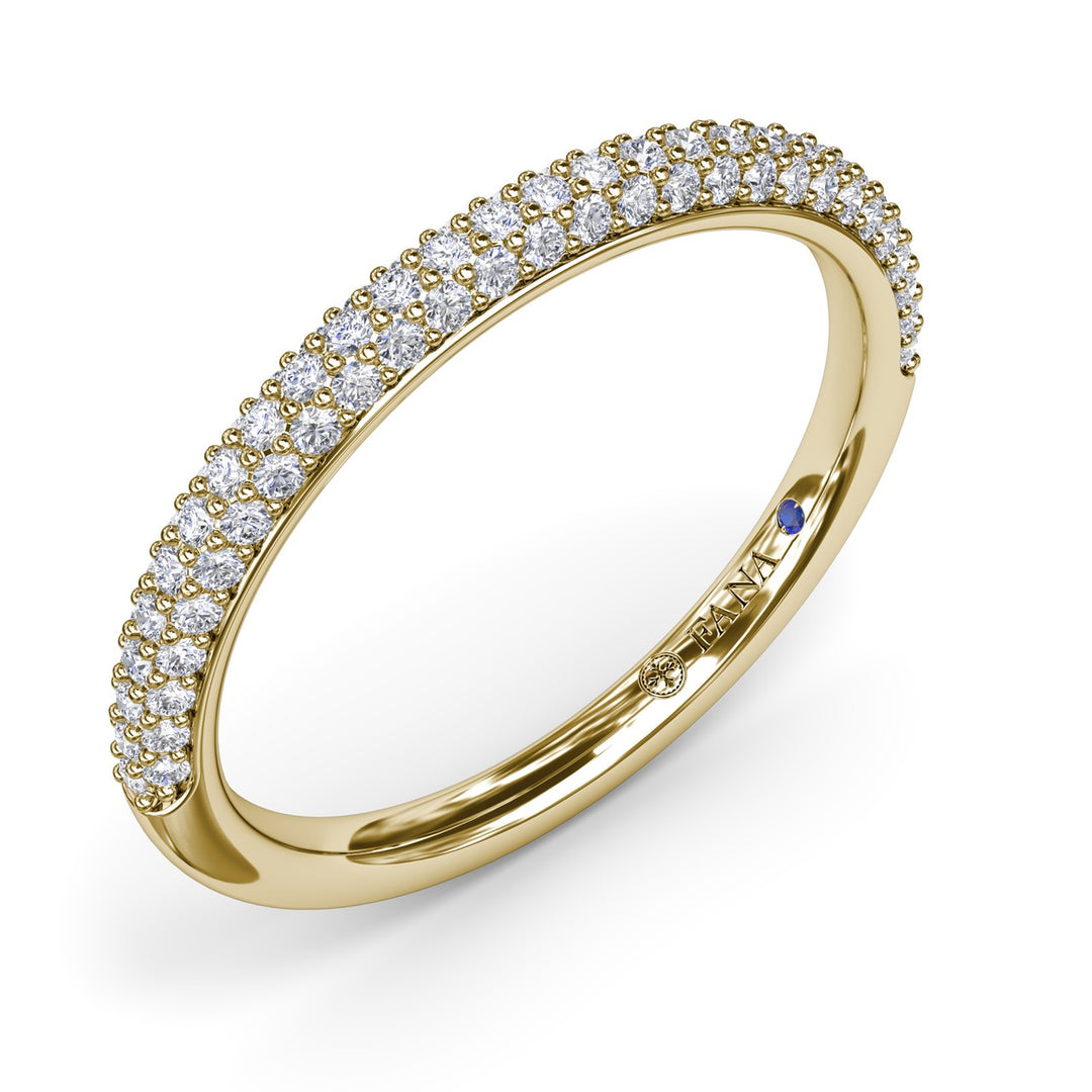 Pav? Diamond Wedding Band