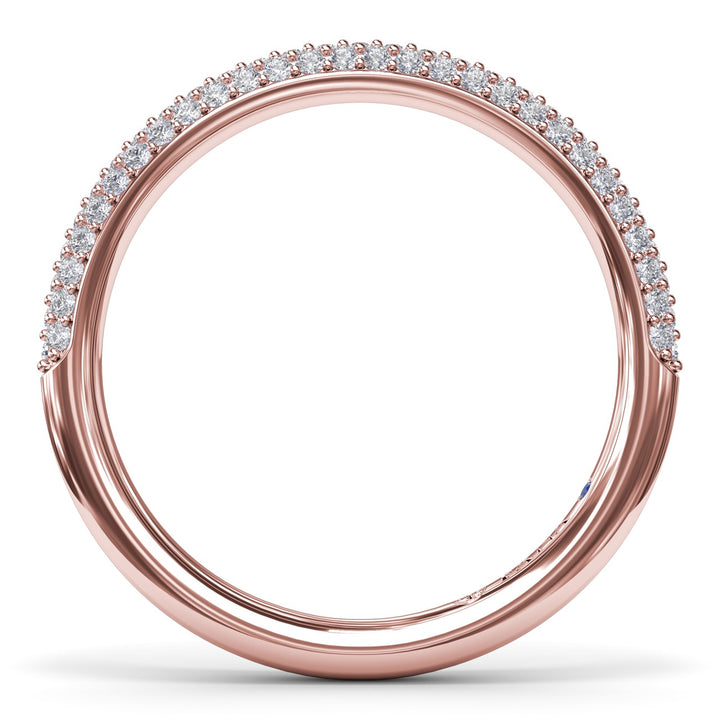 Pav? Diamond Wedding Band
