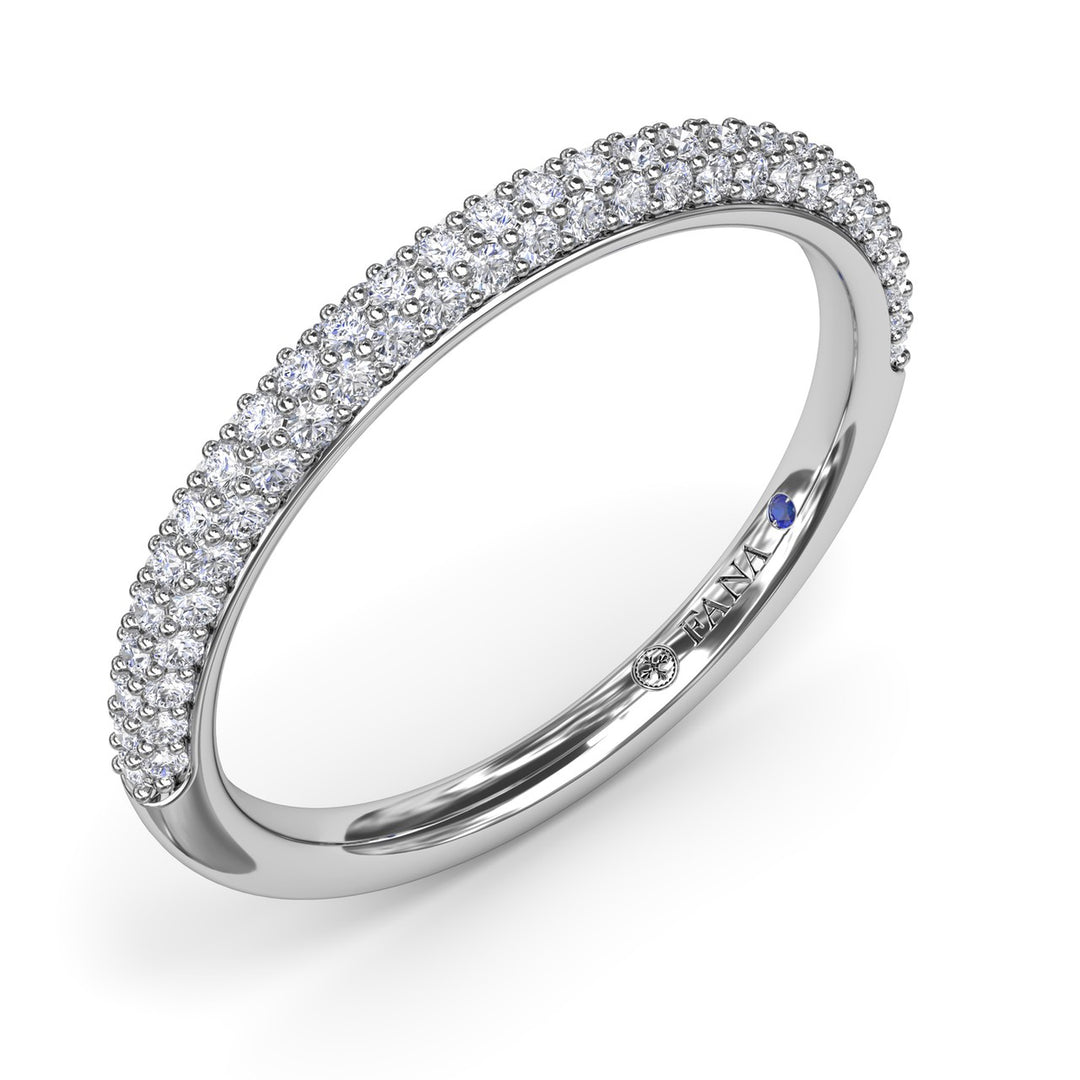 Pav? Diamond Wedding Band