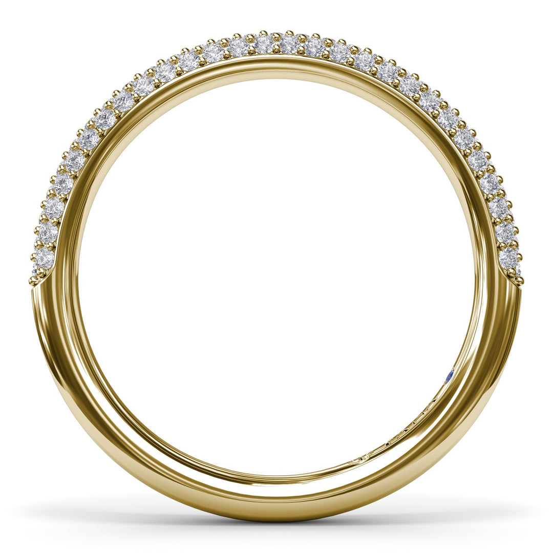 Pav? Diamond Wedding Band