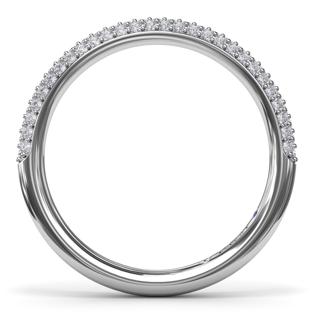 Pav? Diamond Wedding Band