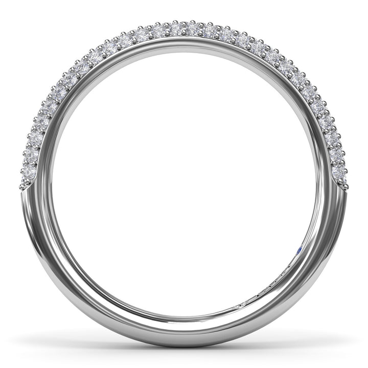 Pav? Diamond Wedding Band
