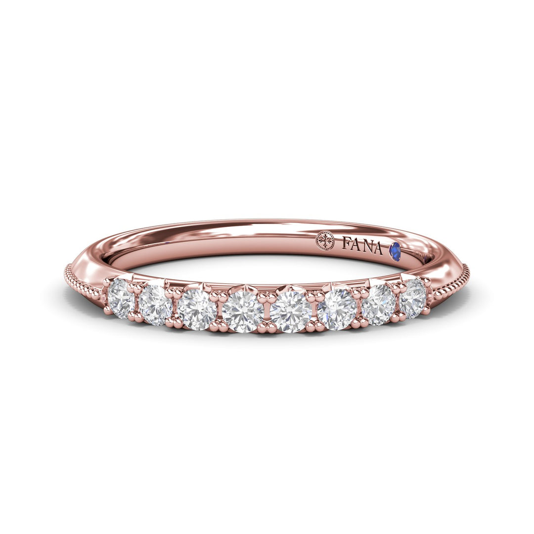 Knife-Edge Diamond Wedding Band