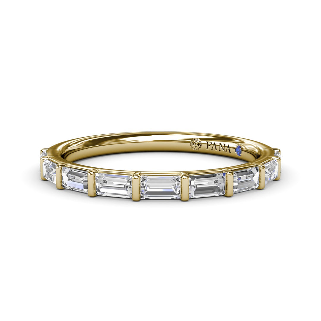 Baguette Diamond Wedding Band