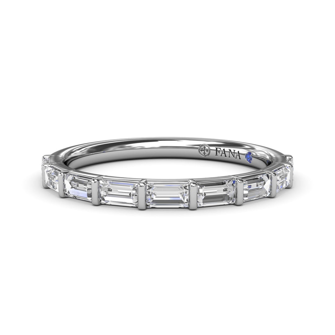 Baguette Diamond Wedding Band