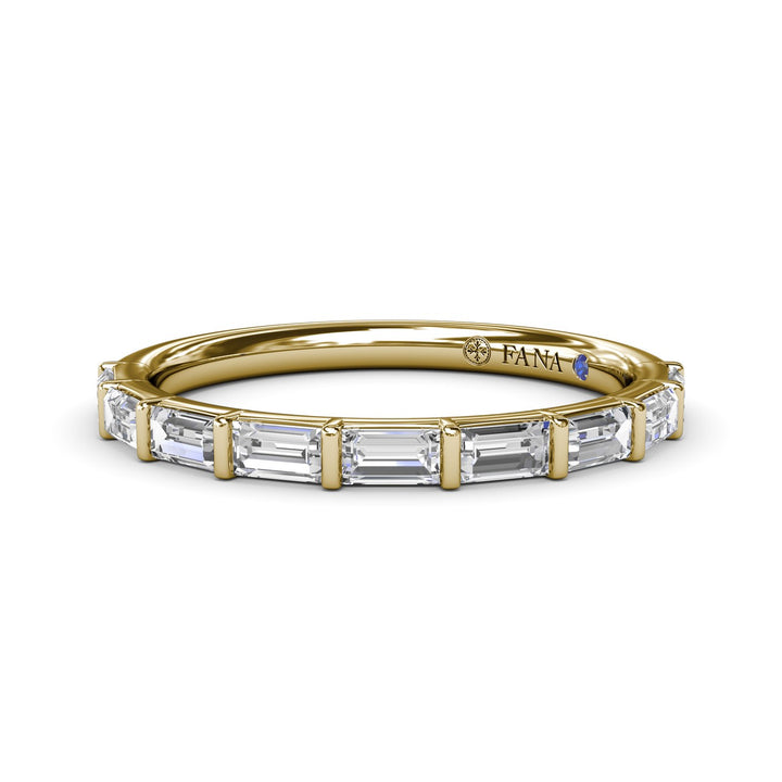 Baguette Diamond Wedding Band
