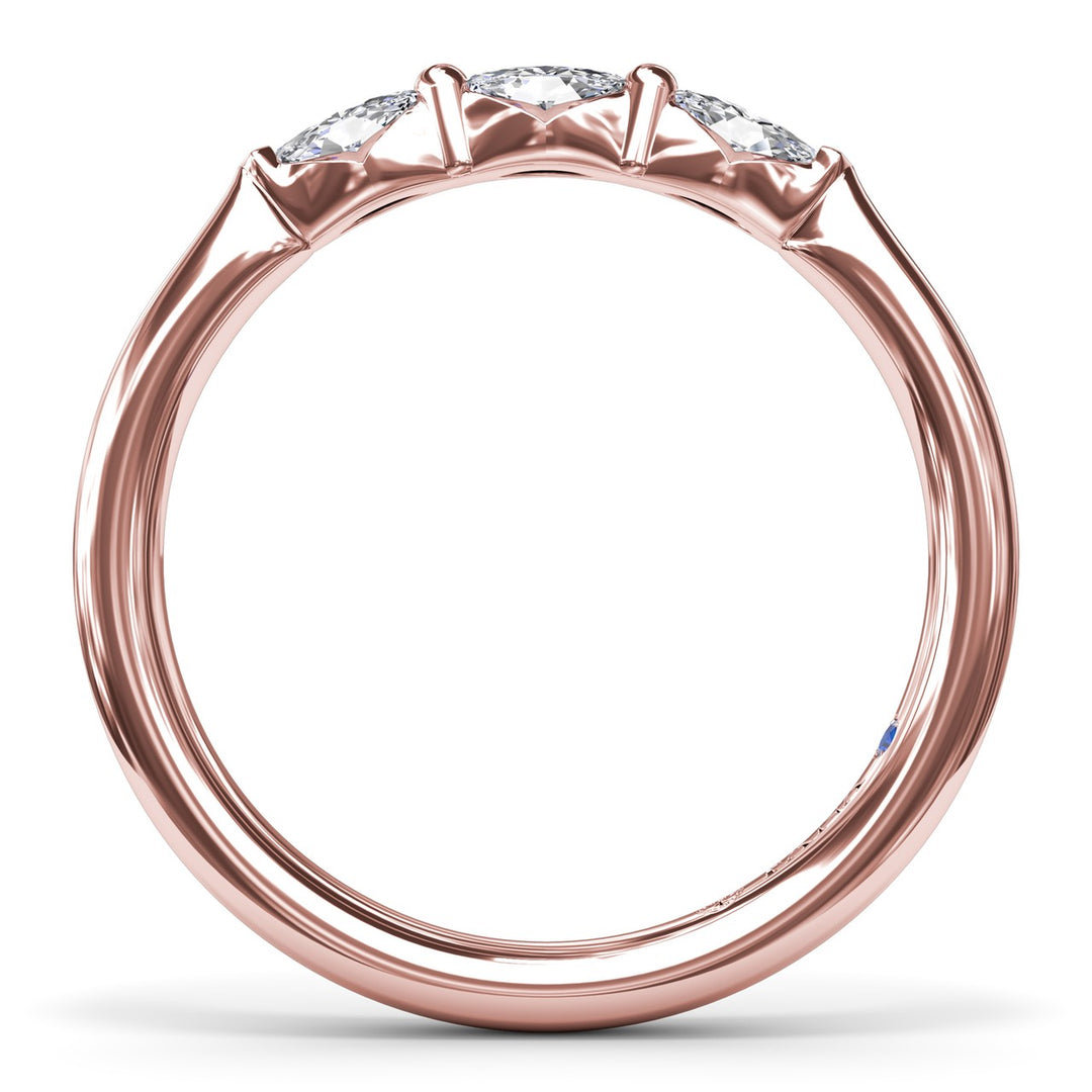 Marquise Diamond Wedding Band