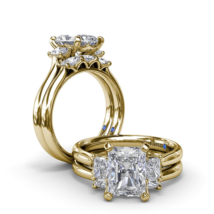 Radiant Diamond Wedding Band