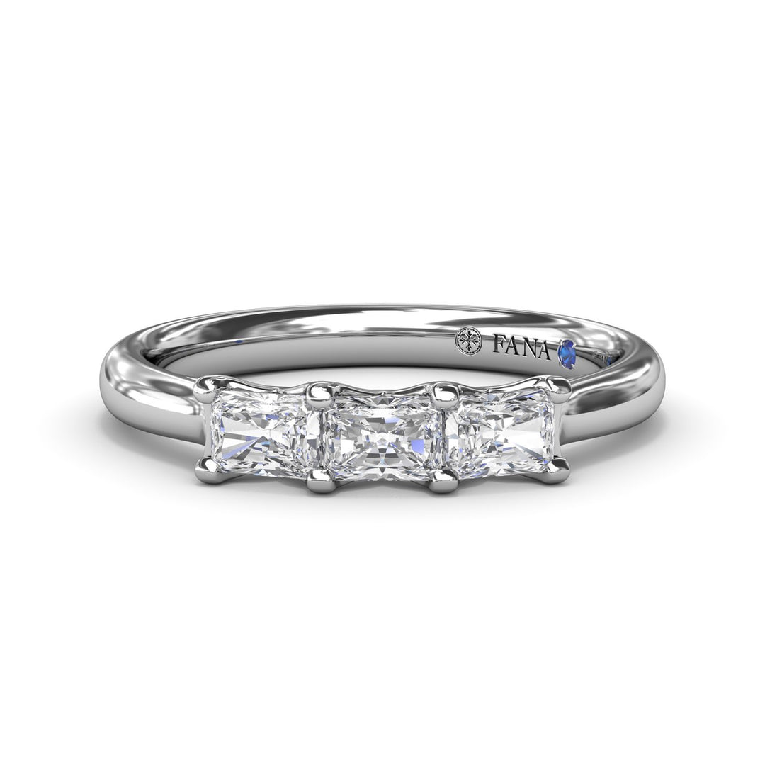 Radiant Diamond Wedding Band