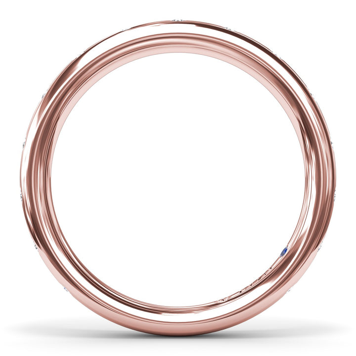 Flush Diamond Wedding Band