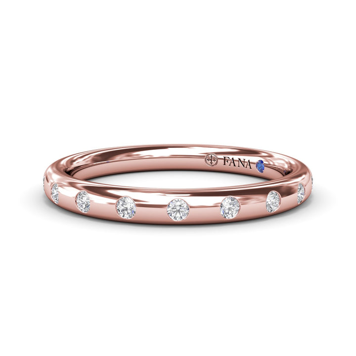 Flush Diamond Wedding Band