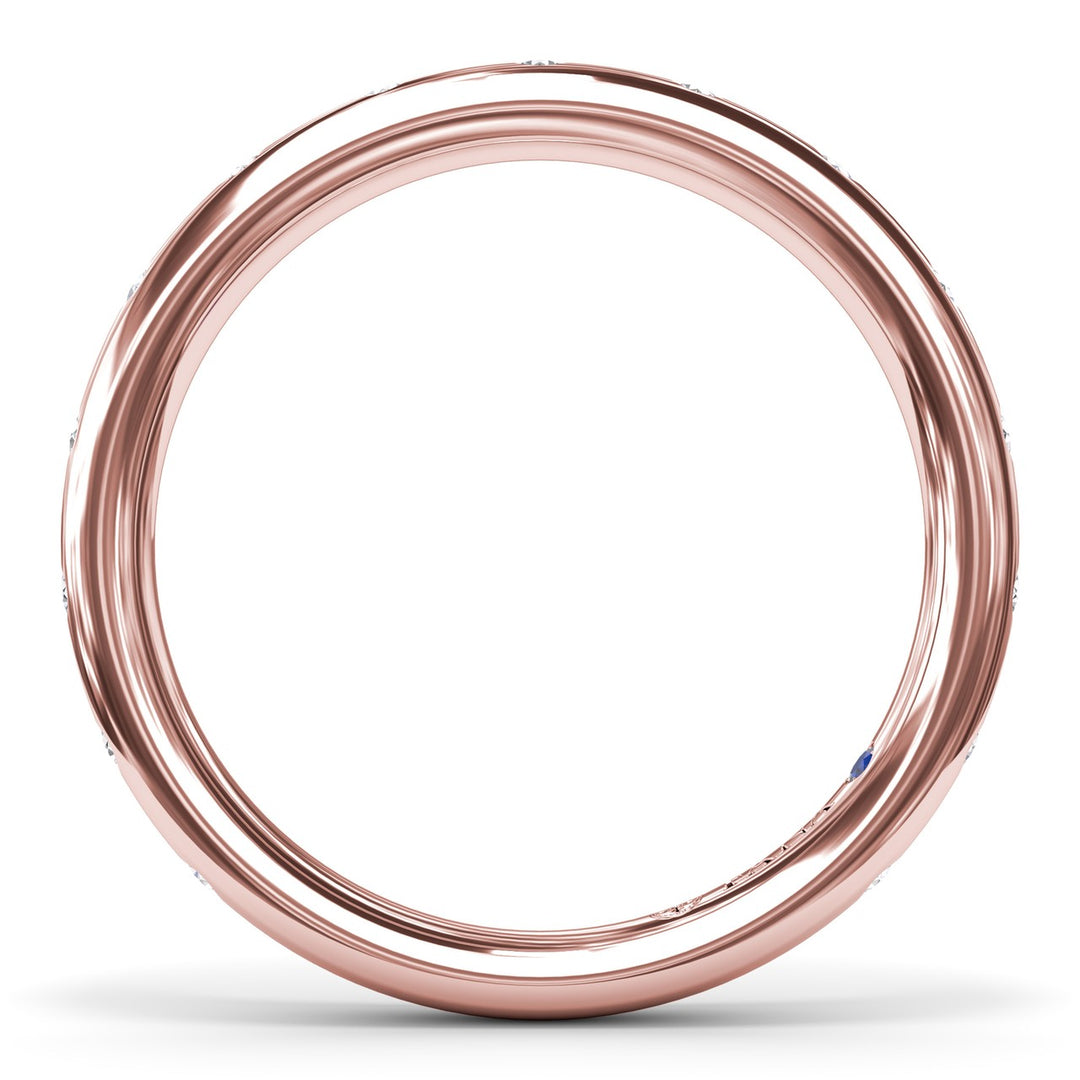 Flush Diamond Wedding Band
