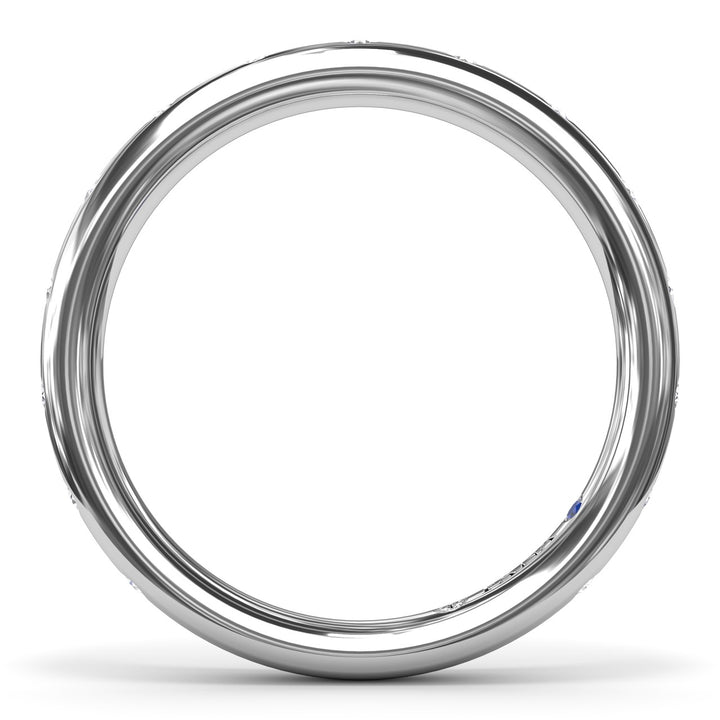 Flush Diamond Wedding Band