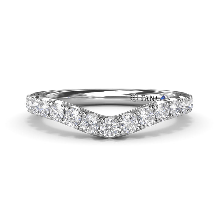 Contoured Diamond Band