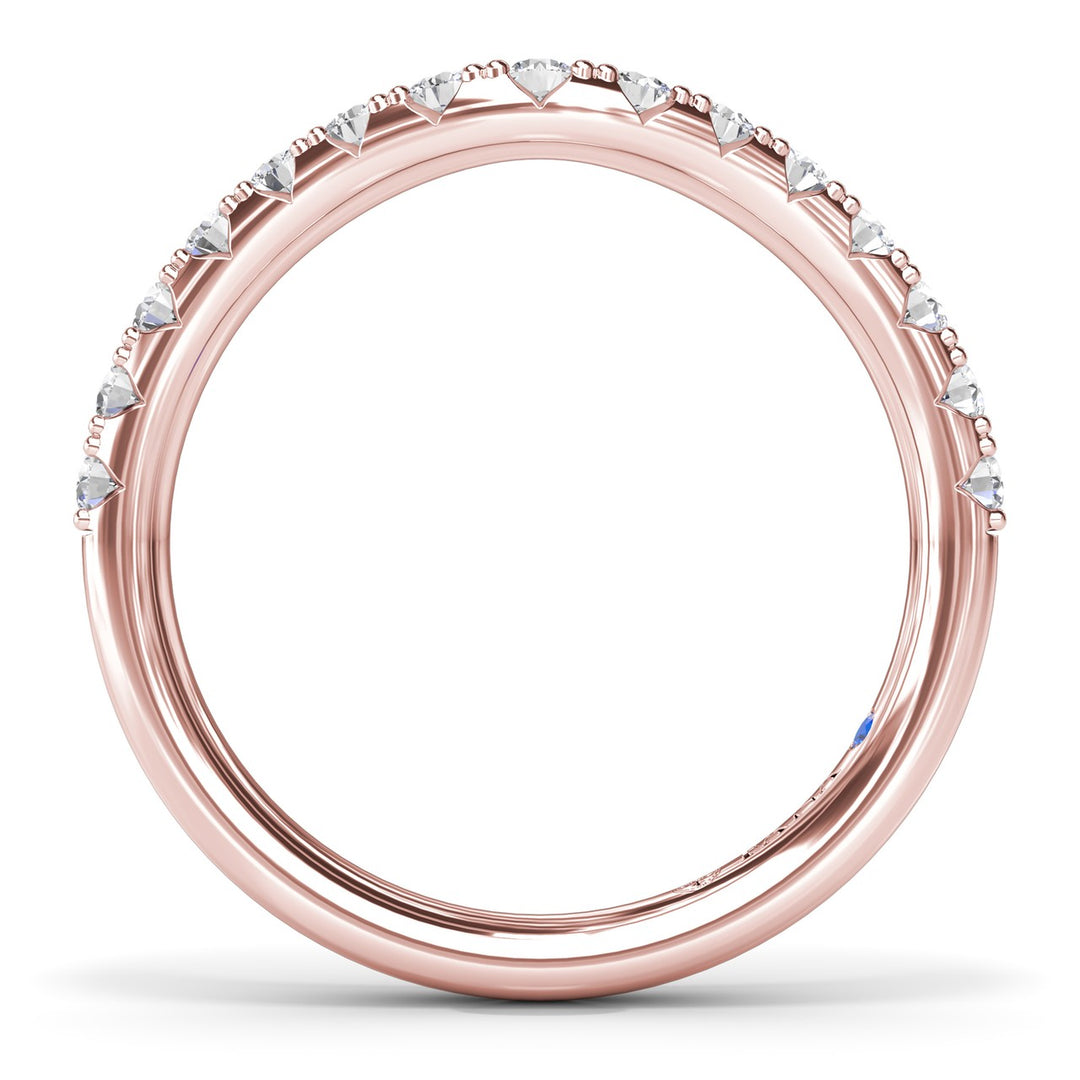 Contoured Diamond Band