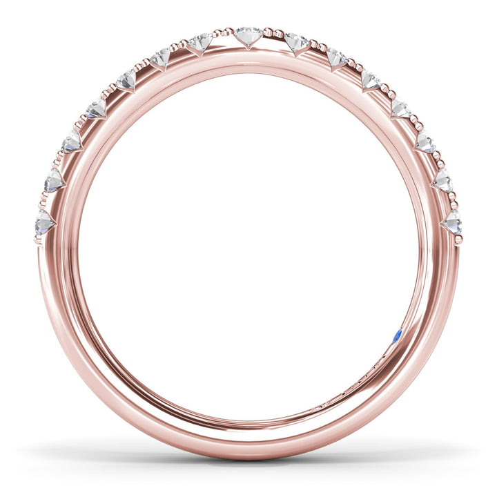 Contoured Diamond Band