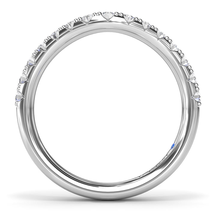 Contoured Diamond Band