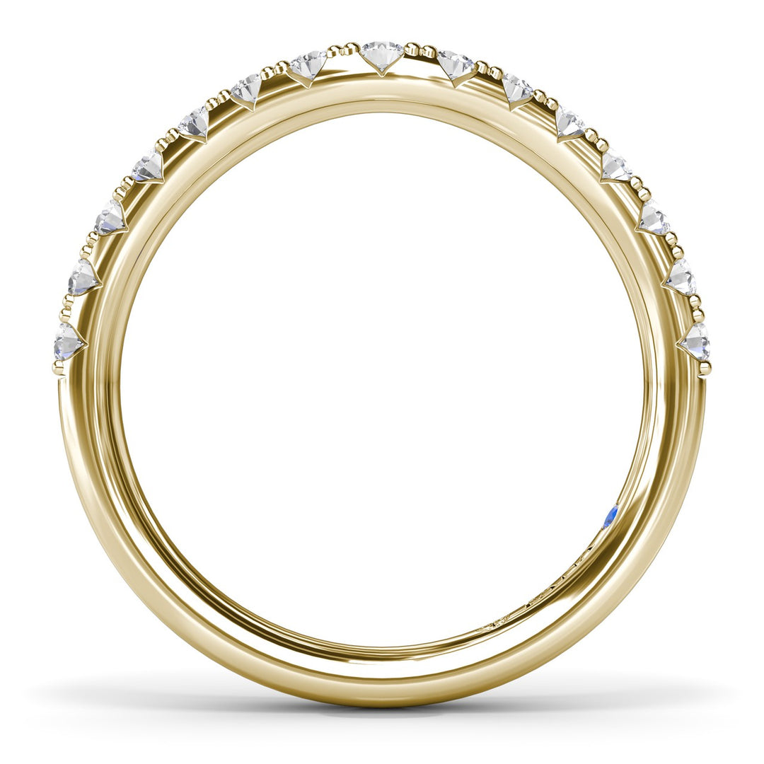 Contoured Diamond Band