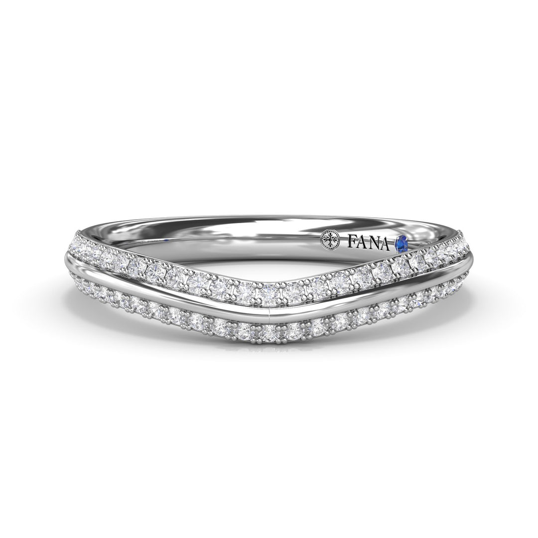 Curved Diamond Band